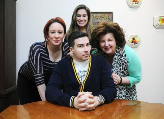 Paola Guadagnino with her kids.